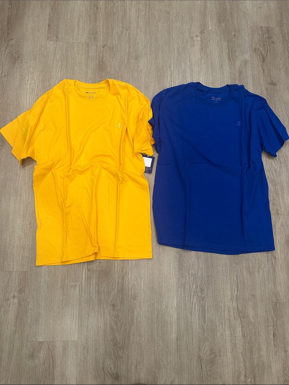 Champion Short Sleeve Tee Duo - Yellow & Royal Blue